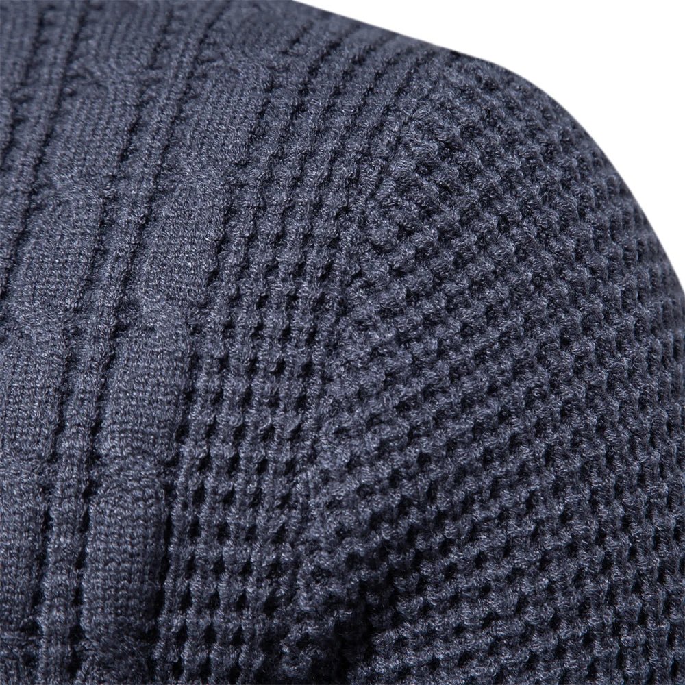 Drechsler | Stickad Casual Varm Herrpullover
