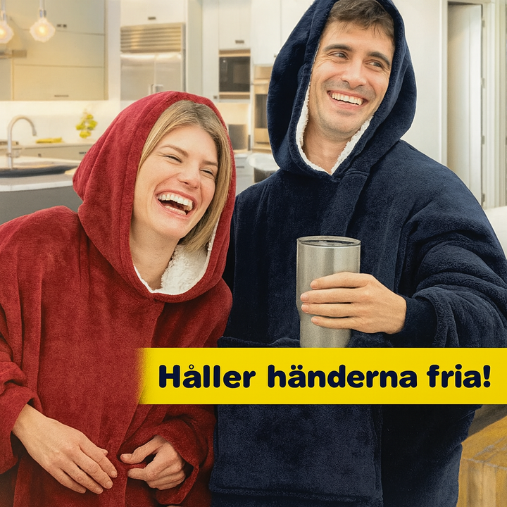 VinterHoodie™ - Stor Varm Fleecetröja
