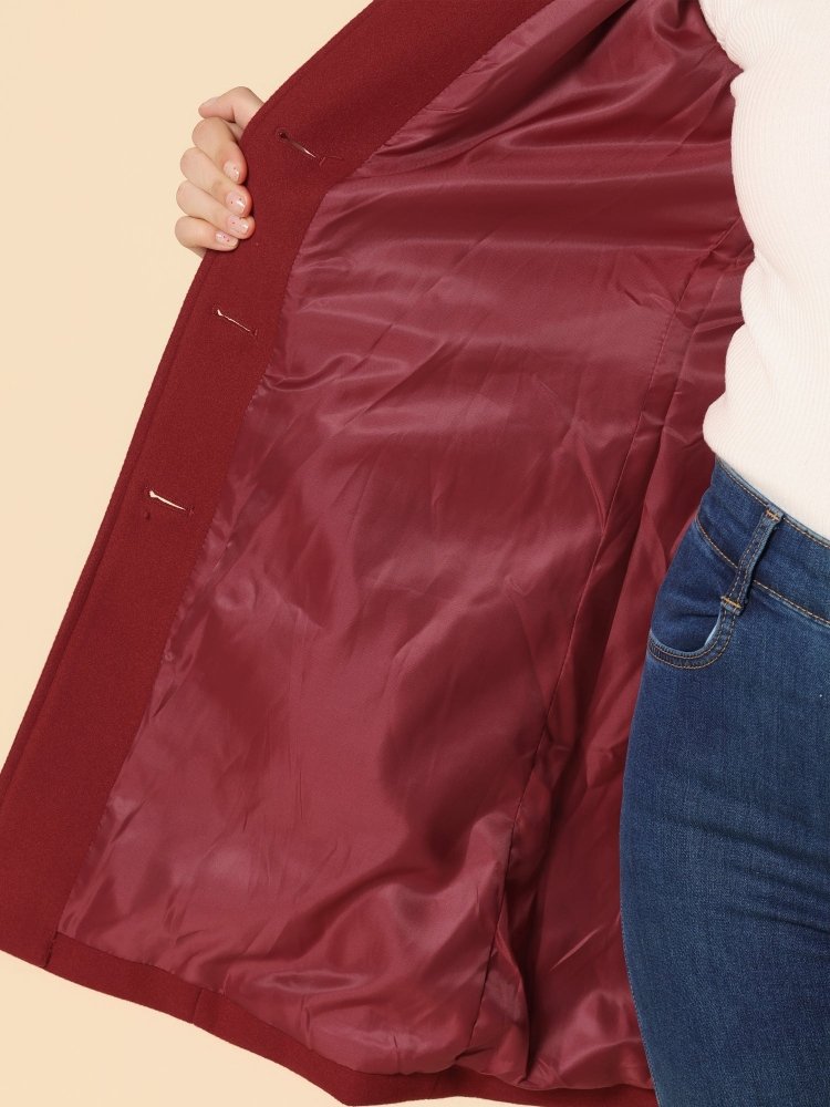 Helena | Dam Vinterkappa med en Knapp