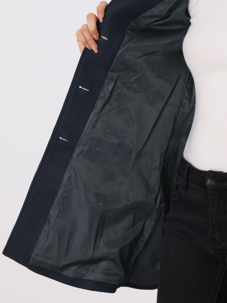 Helena | Dam Vinterkappa med en Knapp